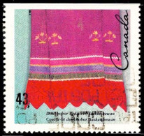 Canada (Scott No.1463 (o) Hand Crafted Textiles) (o) - Oblitérés