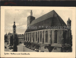 42220377 Guben Rathaus Stadtkirche Guben - Guben