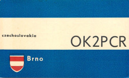 Radio Amateur QSL Card Czechoslovakia Brno OK2PCR - Radio Amateur