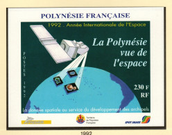 POLYNESIE  BLOC 19 ESPACE   LUXE NEUF SANS CHARNIERE - Blocchi & Foglietti