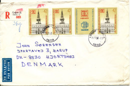 Bulgaria Registered Cover Sent To Denmark Sofia 15-11-1987 With Hafnia 87 In Denmark Stamps (cover Damaged On Backside) - Storia Postale
