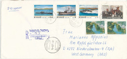 Greece Registered Cover Sent To Germany Polygyros 28-5-1980 With More Topic Stamps - Covers & Documents