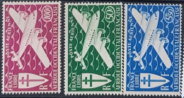 AOF  1945,  YT N°A1-3  N**,  Cote YT 9€ - Used Stamps