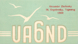 Radio Amateur QSL Card USSR Alexander Zheltenky Taganrog UA6ND - Radio Amateur