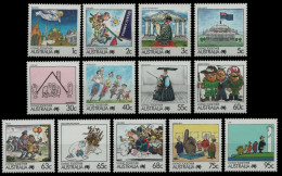 Australien 1988 - Mi-Nr. 1093-1105 ** - MNH - Cartoons - Ongebruikt