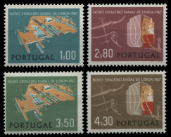 Portugal 1966 - Mi-Nr. 1036-1039 ** - MNH - Schiffswerft - Neufs