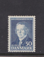 SCIENCE - PHYSICS LA PHYSIQUE PHYSIK - MAGNETIC FIELDS - HANS OERSTED - DENMARK DANMARK DÄNEMARK 1951 MNH MI 325 - Physik