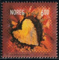 Norvège 2004 Yv. N°1439 - Saint Valentin - Oblitéré - Oblitérés