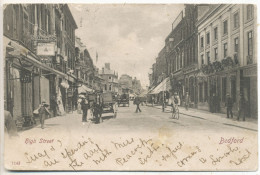 High Street, Bedford, 1903 Postcard - Bedford