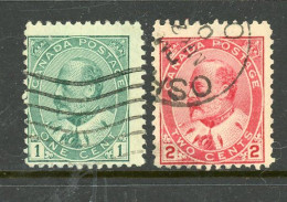 Canada 1903-08 "King Edward VII" USED - Used Stamps