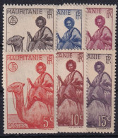 MAURITANIE 1938 - MLH - YT 73-78 - Neufs