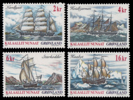 Grönland 2002 - Mi-Nr. 381-384 ** - MNH - Schiffe / Ships - Nuovi