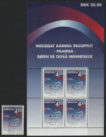 Grönland 2002 - Mi-Nr. 378 & Block 23 ** - MNH - Kinder / Children - Nuovi