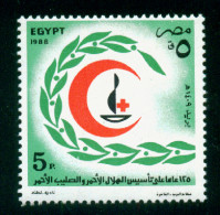 EGYPT / 1988 / MEDICINE / UN'S DAY / RED CROSS / RED CRESCENT / MNH / VF - Nuevos