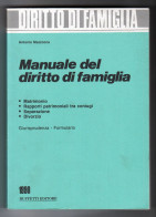 Manuale Del Diritto Di Famiglia Antonio Mazzocca Buffetti 1990 - Rechten En Economie