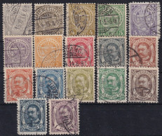 LUXEMBOURG 1906-26 - Canceled - Sc# 75-91 - 1906 William IV