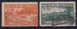 LUXEMBOURG 1921 - MLH/canceled - Sc# B2, B3 - 1914-24 Marie-Adélaida