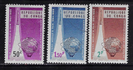 CONGO DEMOCRATIC  REP. 1965  SCOTT #521-523  USED - Oblitérés