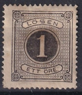 SWEDEN 1874 - MLH - Sc# J1 - Taxe - Strafport