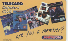 PHONE CARD MALTA TELECARD COLLECTORS CLUB (E104.11.5 - Malte