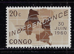 CONGO DEMOCRATIC REP. 1960  SCOTT #356 USED - Used