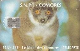 PHONE CARD COMORES Piccola Piega  (E105.15.8 - Comoros