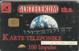 PHONE CARD ALBANIA  (E106.8.1 - Albanie