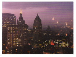 NEW YORK CITY (ESTADOS UNIDOS) // THE CIVIC CENTER WITH MIDTOWN IN THE BACKGROUND FROM 127 JOHN STREET (1983) - Tarjetas Panorámicas