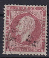 NORWAY 1856 - Canceled - Sc# 5 - Gebruikt