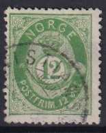 NORWAY 1877 - Canceled - Sc# 26 - Used Stamps