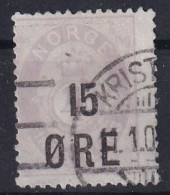 NORWAY 1908 - Canceled - Sc# 62 - Oblitérés