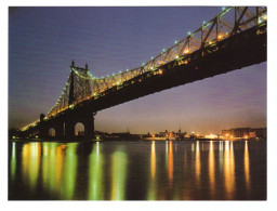 NEW YORK CITY (ESTADOS UNIDOS) // THE 59TH STREET BRIDGE FROM ROOSEVELT ISLAND (1981) - Puentes Y Túneles