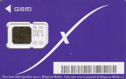 GSM SIM BELGIO  (E107.11.7 - Cartes GSM, Recharges & Prépayées