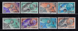 CONGO DEMOCRATIC REP. 1965  SCOTT #534-541 USED - Used