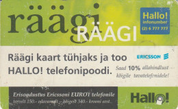 PHONE CARD ESTONIA -NOT PERFECT  (E108.35.6 - Estonia