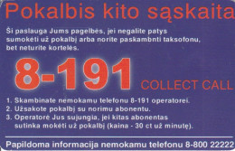 PHONE CARD LITUANIA  (E108.28.1 - Litauen