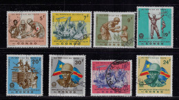 CONGO DEMOCRATIC REP. 1965  SCOTT #553-558,585,586  USED - Gebraucht