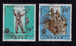 CONGO DEMOCRATIC REP. 1965  SCOTT #556,557 USED - Usati