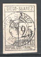 Diego Suarez 1890 Y.T.9 O/Used VF/F - Usati