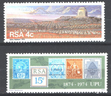 Sud Africa1974 Y.T.358,379 **/MNH VF - Unused Stamps