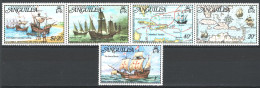 Anguilla 1973 Y.T.142/46 **/MNH VF - Anguilla (1968-...)