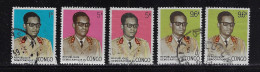 CONGO DEMOCRATIC REP. 1969  SCOTT #647,650,652 USED - Usati