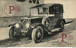 GMVIEILLE CPA TRES RARE - 7 Cv G.M. - TAXI LANDAULET 4 PLACES  VOITURE CAR COCHES Bryan Goodman Collection - Taxi & Fiacre