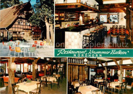 73866672 Nordhorn Restaurant Krummer Balken Gastraeume Bar Freiterrasse Nordhorn - Nordhorn