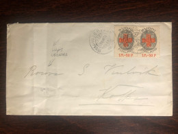 FINLAND TRAVELLED COVER 1930 YEAR RED CROSS HEALTH MEDICINE - Cartas & Documentos