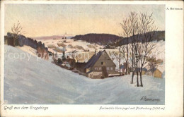 42214366 Unterjugel Farbmuehle Plattenberg Kuenstlerkarte A. Hermann  Unterjugel - Johanngeorgenstadt