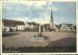 12029133 Amriswil TG Marktplatz Brunnen Kirche Amriswil TG - Altri & Non Classificati