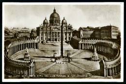 A65  ITALIE CPA  ROMA - BASILICA DI S. PIETRO CON PLAZZA - Sammlungen & Sammellose