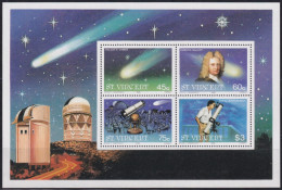 F-EX45055 ST VINCENT MNH 1986 SPACE COSMOS HALLEY COMET.  - Altri & Non Classificati