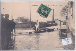 AUXERRE- INONDATIONS DE 1910- L YONNE- RUE ETIENNE-DOLET - Auxerre